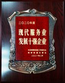 公司榮獲“2020年度柯橋街道現代服務業發展十強企業”